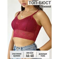 Бюстгальтер, размер ONE SIZE, красный H&C Style