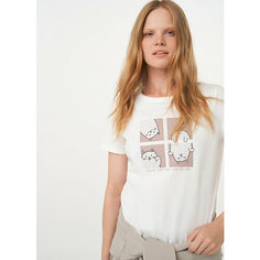 Футболка Funday VTW72HF16, размер XS, молочный