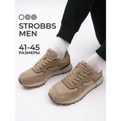 Кроссовки STROBBS, полнота R, размер 45, бежевый