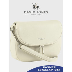 Сумка кросс-боди DAVID JONES, светло-бежевый Без бренда
