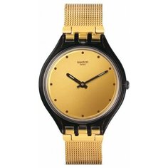 Наручные часы swatch, золотистый