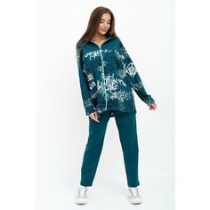 Костюм спортивный Lika Dress, размер 54, зелeный