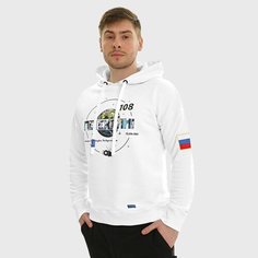 Худи Роскосмос, размер 50, , белый