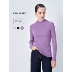 Джемпер FINN FLARE FAE11121, размер L(170-96-102), , темно-сиреневый