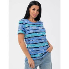 Футболка Трикотажные сезоны, размер 48, голубой