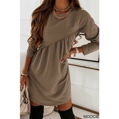 Платье Базовая коллекция, размер -XXL, кофе Нет бренда