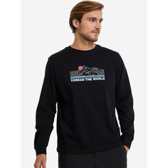 Футболка спортивная TOREAD Mens long-sleeved T-shirts, размер 50/52, черный