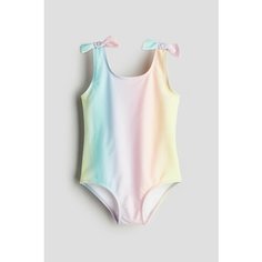 Купальник H&M, размер 110/116, желтый/розовый/бирюзовый