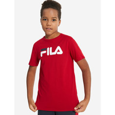 Футболка Fila, размер 170-176, темно-красный