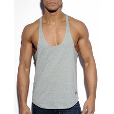 Майка ES Collection Fitness Plain Tank Top, размер L, серый