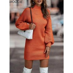 Платье MOOCIE Базовая коллекция, размер XL., оранжевый