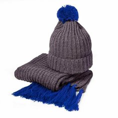 Шапка Happy Gifts GoSnow для мужчин и женщин, размер OneSize, синий, серый