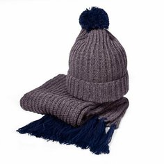 Шапка Happy Gifts GoSnow для мужчин и женщин, размер OneSize, синий, серый