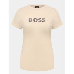 Футболка BOSS, размер 42/44, персиковый