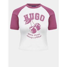 Футболка HUGO, размер 44/46, мультиколор
