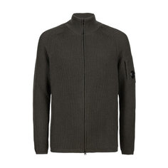 Кардиган C.P. COMPANY Re-Wool, размер 50, , темно-зеленый