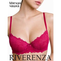 Бюстгальтер Riverenza, размер 90B, бордовый