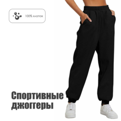 Брюки спортивные , размер S, черный Нет бренда