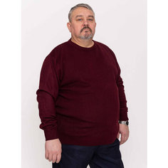 Джемпер Turhan, размер 8XL, , бордовый