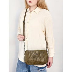 Сумка кросс-боди DAVID JONES, оливково-зеленый Без бренда