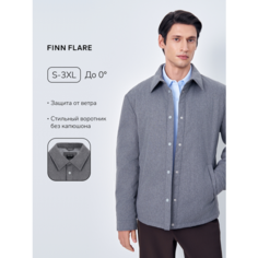 Куртка FINN FLARE, размер L(182-104-94), серый меланж