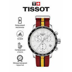Наручные часы TISSOT, серый, бордовый, белый, желтый