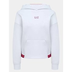 Худи EA7 EMPORIO ARMANI, размер S, , белый