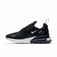 Кроссовки NIKE Air Max 270, полнота F (EU)/ на среднюю стопу, размер 9 US, чёрный
