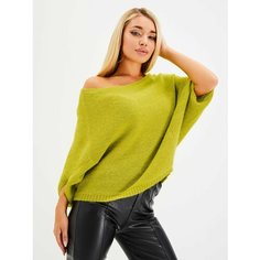 Джемпер Lesnikova Design, размер 42-46, , лайм