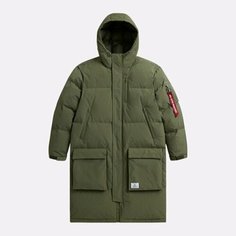 Пуховик ALPHA INDUSTRIES, размер 54-56, зеленый
