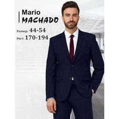 Костюм классический Mario Machado Slim Fit, размер 48/176, синий