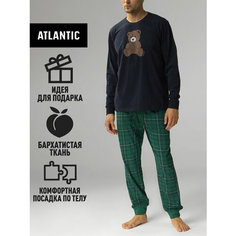 Пижама Atlantic, размер 48/L, зеленый