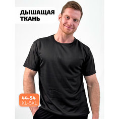 Футболка спортивная, 1 шт., размер 2XL, черный Нет бренда