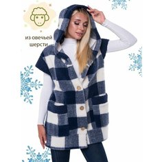 Жилет Wool Lamb, размер 48-50, синий