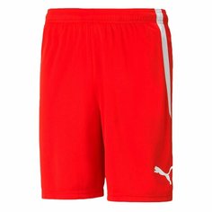 Шорты спортивные PUMA teamLIGA, размер M, красный