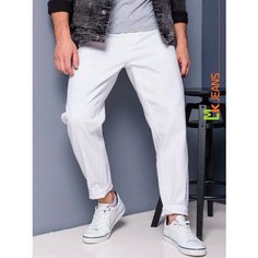 Джинсы бананы MkJeans, размер 31, белый
