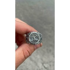 Кольцо, серебро, 925 проба, размер 20, серебристый Нет бренда
