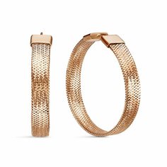 Серьги конго Diamant online, красное золото, 585 проба