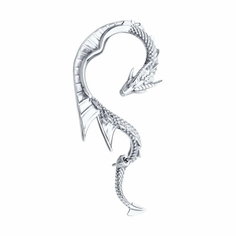 Моносерьга Diamant online, серебро, 925 проба, длина 7.1 см, , серебристый