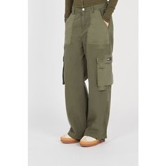 Брюки карго Tommy Jeans, размер 29/30, зеленый