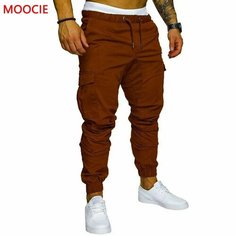 Брюки спортивные MOOCIE, размер 2XL, коричневый