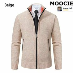 Свитер MOOCIE, размер 4XL, , бежевый