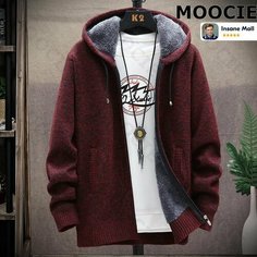 Свитер MOOCIE, размер M, , бордовый