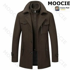 Пальто MOOCIE, размер 5XL, кофе