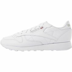 Кроссовки Reebok CLASSIC LEATHER ex-GY0957, полнота F (EU)/ на среднюю стопу, размер 10 US, белый-серый