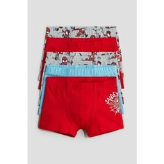 Трусы H&M Spider-Man (Человек-Паук), размер 8-10 лет, голубой, красный, серый