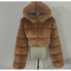 Шуба MOOCIE, размер 2XL, мультиколор