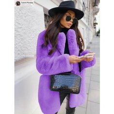 Шуба MOOCIE, размер XL, фиолетовый