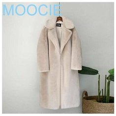 Шуба MOOCIE, размер XL, бежевый