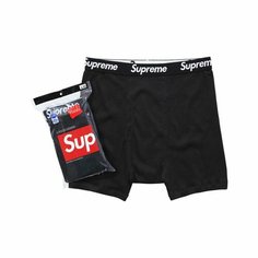 Трусы Supreme 1 Week, комплект из 4 шт., размер L, Черный/Black
